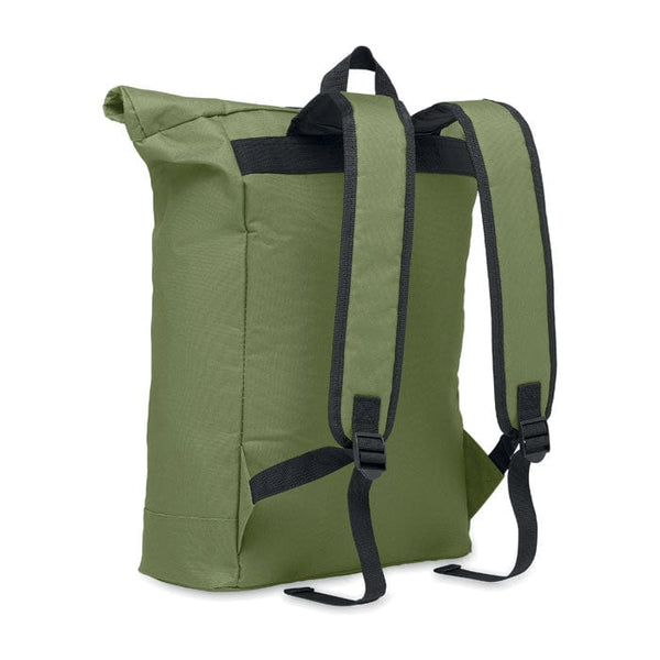 Zaino rolltop in poliestere - personalizzabile con logo
