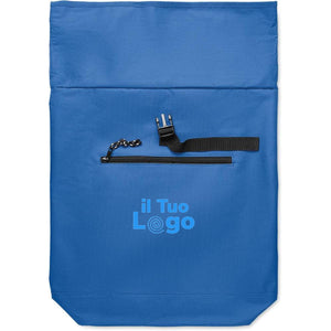 Zaino rolltop in poliestere - personalizzabile con logo