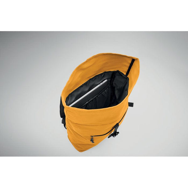 Zaino rolltop in poliestere - personalizzabile con logo
