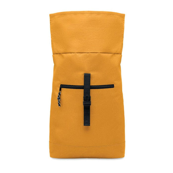 Zaino rolltop in poliestere - personalizzabile con logo