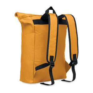Zaino rolltop in poliestere - personalizzabile con logo
