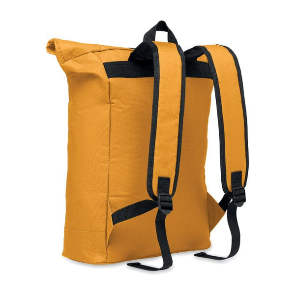 Zaino rolltop in poliestere - personalizzabile con logo