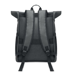 Zaino Rolltop per laptop 600D - personalizzabile con logo
