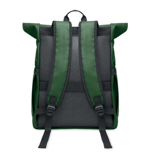 Zaino Rolltop per laptop 600D - personalizzabile con logo