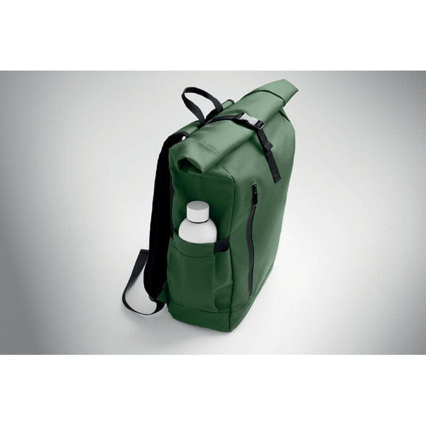 Zaino Rolltop per laptop 600D - personalizzabile con logo
