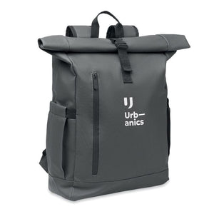 Zaino Rolltop per laptop 600D - personalizzabile con logo