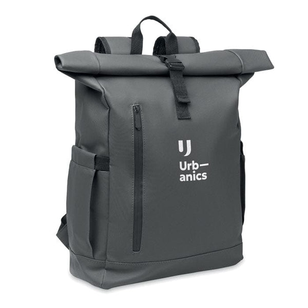 Zaino Rolltop per laptop 600D - personalizzabile con logo