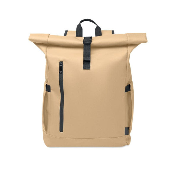 Zaino Rolltop per laptop 600D - personalizzabile con logo