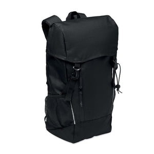 Zaino RPET 15L Nero - personalizzabile con logo