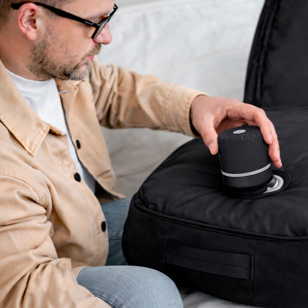 Zaino Sottovuoto Tempest nero - personalizzabile con logo