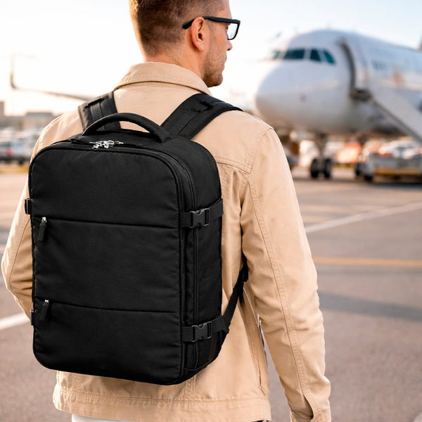 Zaino Sottovuoto Tempest nero - personalizzabile con logo