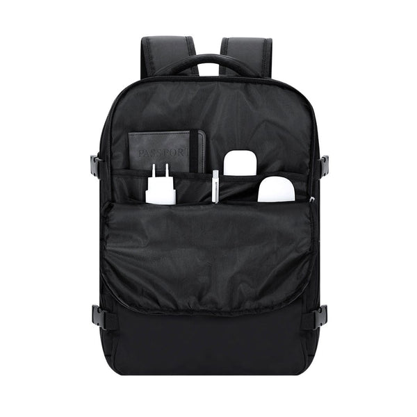 Zaino Sottovuoto Tempest nero - personalizzabile con logo