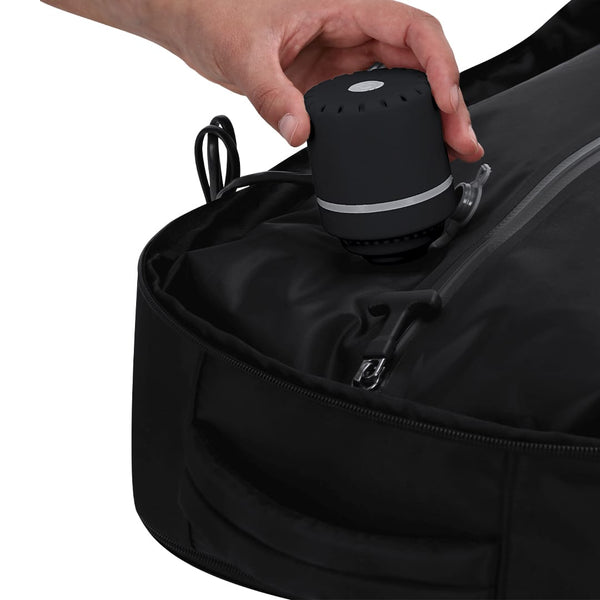 Zaino Sottovuoto Tempest nero - personalizzabile con logo