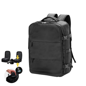 Zaino Sottovuoto Tempest nero - personalizzabile con logo