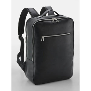 Zaino Tailored Luxe nero - personalizzabile con logo