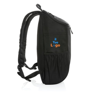 Zaino termico deluxe 1200D Swiss Peak AWARE™ nero - personalizzabile con logo