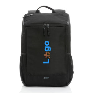 Zaino termico deluxe 1200D Swiss Peak AWARE™ nero - personalizzabile con logo