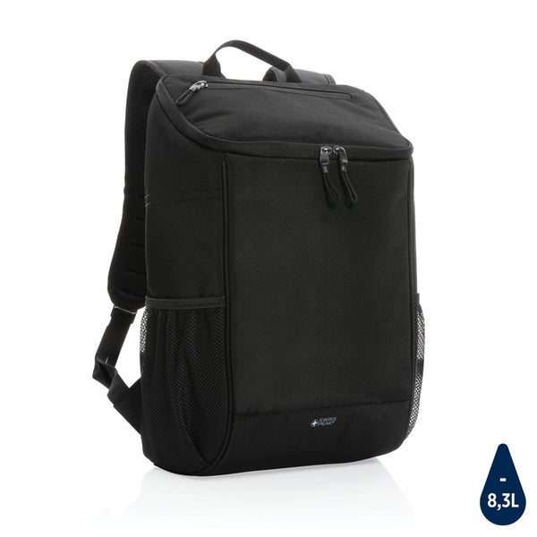 Zaino termico deluxe 1200D Swiss Peak AWARE™ nero - personalizzabile con logo