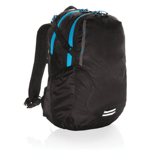 Zaino trekking ribstop Explorer 20L nero - personalizzabile con logo