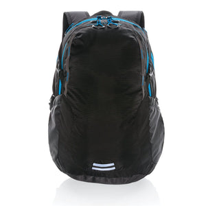 Zaino trekking ribstop Explorer 20L nero - personalizzabile con logo