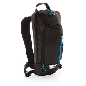 Zaino trekking ribstop Explorer 7L nero - personalizzabile con logo