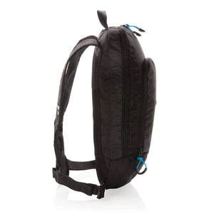 Zaino trekking ribstop Explorer 7L nero - personalizzabile con logo