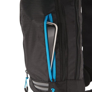 Zaino trekking ribstop Explorer 7L nero - personalizzabile con logo