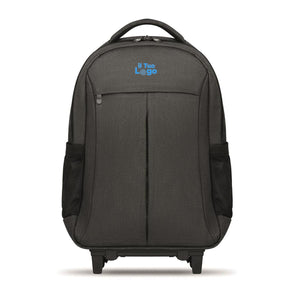 Zaino trolley bicolore grigio - personalizzabile con logo