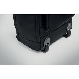 Zaino trolley in RPET 290T Nero - personalizzabile con logo
