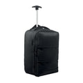 Zaino trolley in RPET 290T Nero - personalizzabile con logo