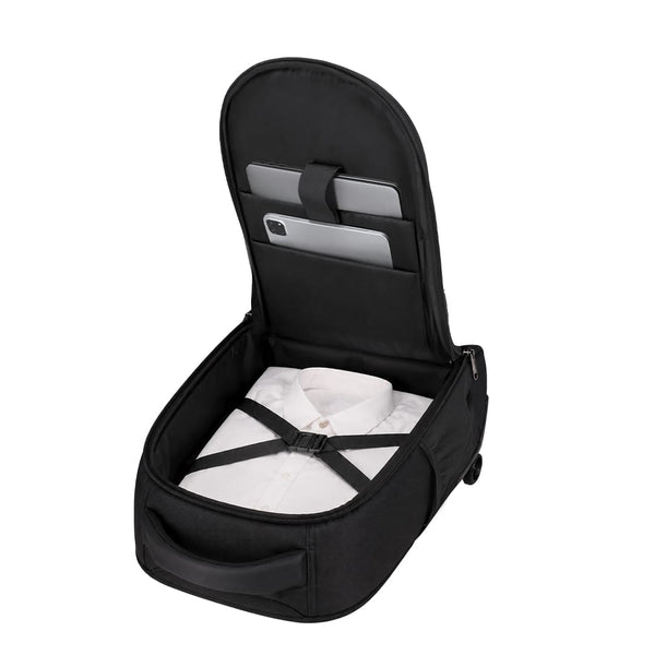 Zaino Trolley Mirel nero - personalizzabile con logo