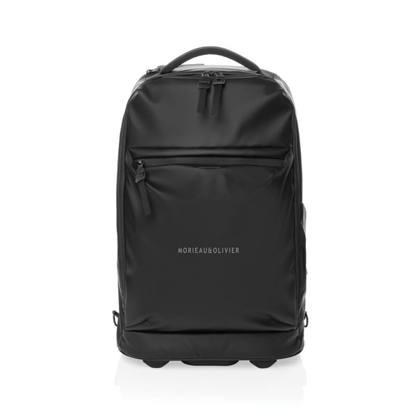 Zaino trolley Swiss Peak OSLO RCS nero - personalizzabile con logo