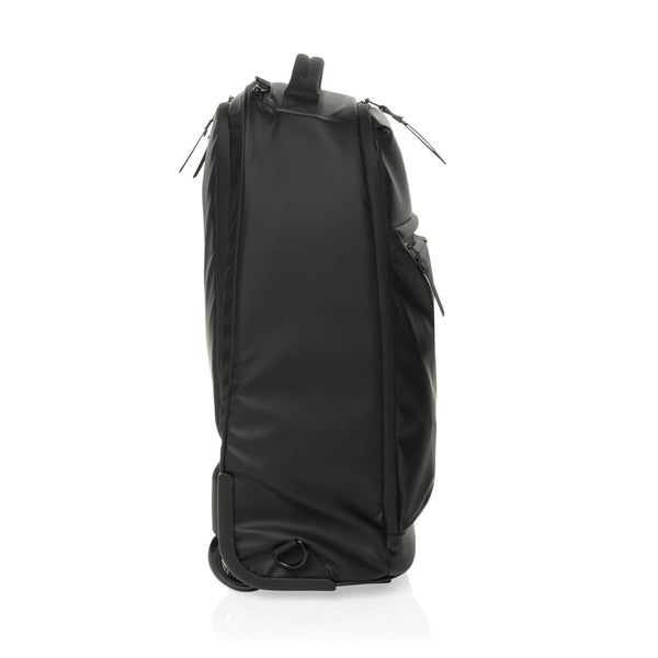 Zaino trolley Swiss Peak OSLO RCS nero - personalizzabile con logo