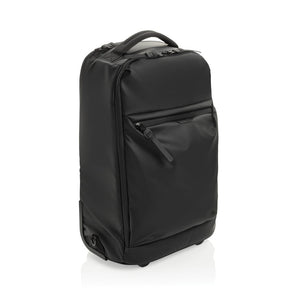 Zaino trolley Swiss Peak OSLO RCS nero - personalizzabile con logo