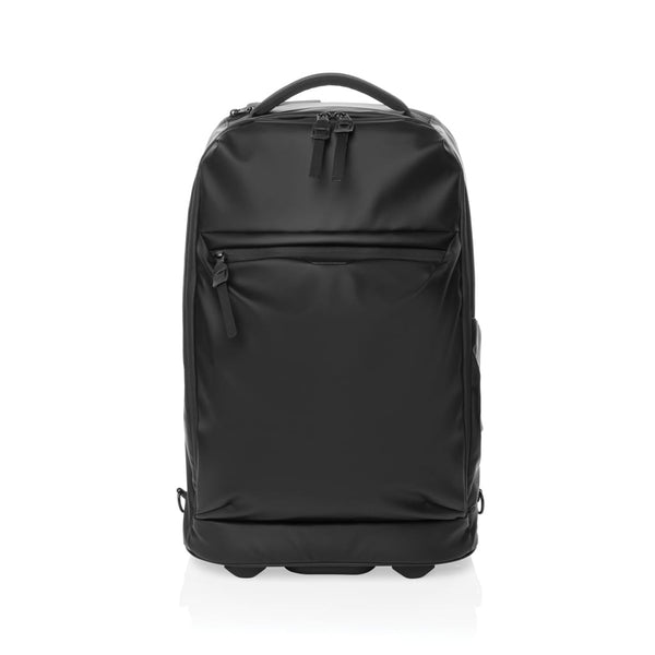 Zaino trolley Swiss Peak OSLO RCS nero - personalizzabile con logo