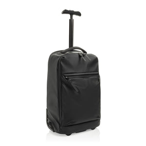 Zaino trolley Swiss Peak OSLO RCS nero - personalizzabile con logo