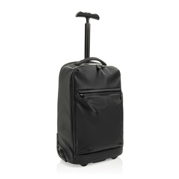 Zaino trolley Swiss Peak OSLO RCS nero - personalizzabile con logo
