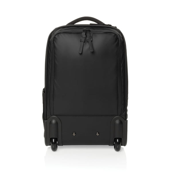 Zaino trolley Swiss Peak OSLO RCS nero - personalizzabile con logo