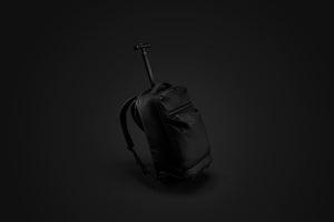 Zaino trolley Swiss Peak OSLO RCS nero - personalizzabile con logo