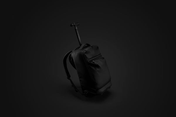 Zaino trolley Swiss Peak OSLO RCS nero - personalizzabile con logo