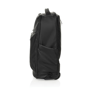 Zaino trolley Swiss Peak OSLO RCS nero - personalizzabile con logo