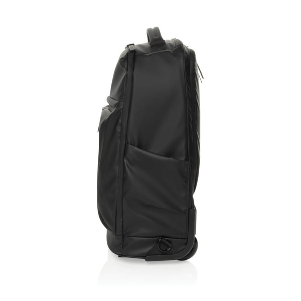 Zaino trolley Swiss Peak OSLO RCS nero - personalizzabile con logo