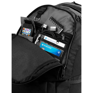 Zaino Vessel Laptop nero - personalizzabile con logo