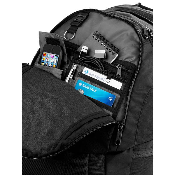 Zaino Vessel Laptop nero - personalizzabile con logo