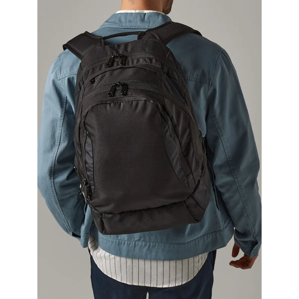 Zaino Vessel Laptop nero - personalizzabile con logo