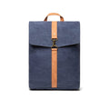 Zaino VINGA Bosler in canvas riciclato GRS blu navy - personalizzabile con logo