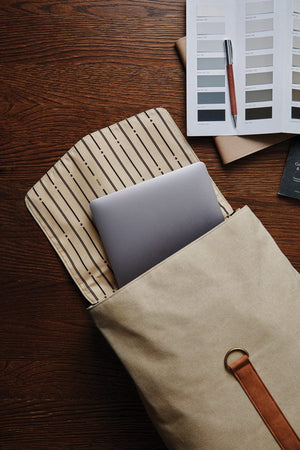 Zaino VINGA Bosler in canvas riciclato GRS - personalizzabile con logo