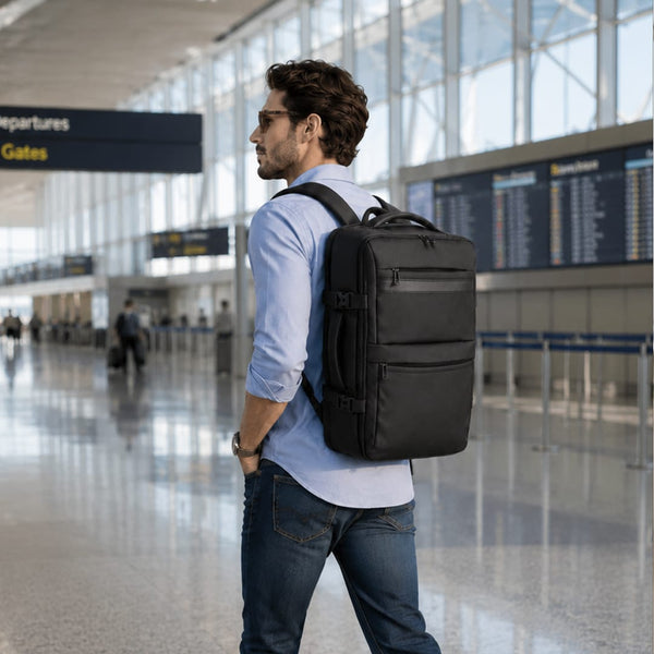 Zaino Vorel nero - personalizzabile con logo
