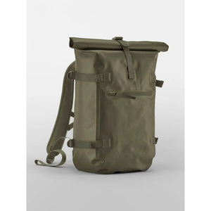 Zaino Waterproof Roll-Top beige - personalizzabile con logo