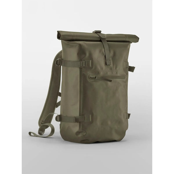 Zaino Waterproof Roll-Top beige - personalizzabile con logo